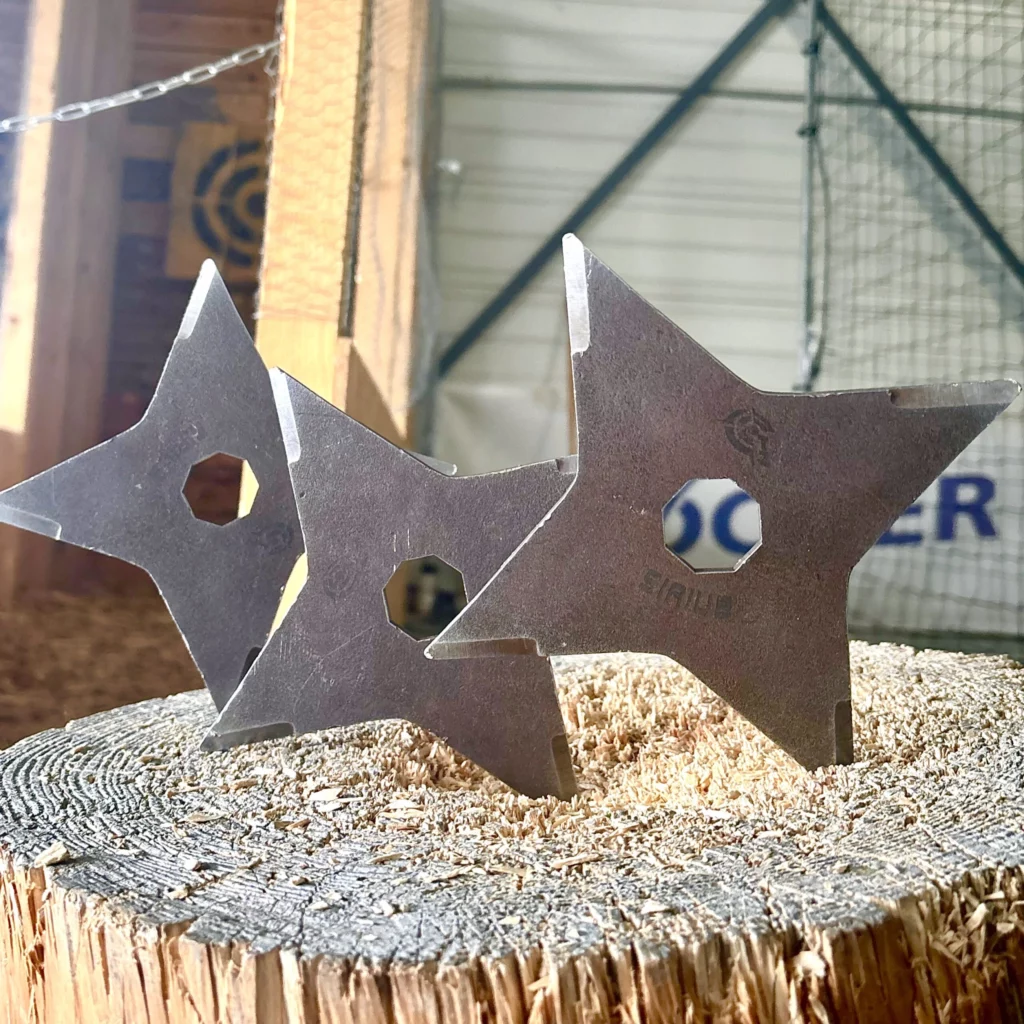 shuriken pour lancer de hache de Saumur